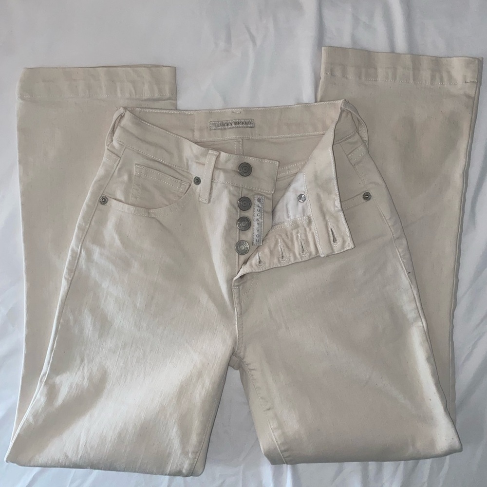 White Boot cut jeans